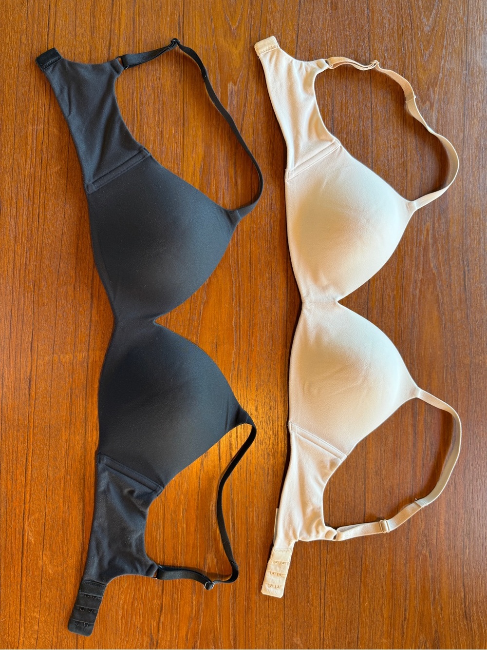 Wacoal How Perfect Wire-Free T-Shirt Bra Set 34C Black &